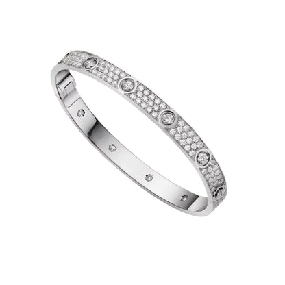 [Favorite]CLASSIC 6.1MM LOVE BANGLE - 10-DIAMOND FULL PAVÉ