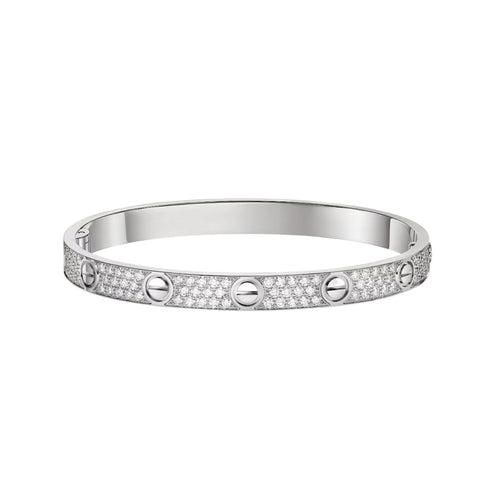 [Favorite]CLASSIC 6.1MM LOVE BANGLE - FULL PAVÉ