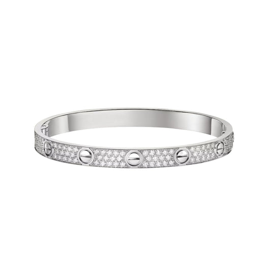 [Favorite]CLASSIC 6.1MM LOVE BANGLE - FULL PAVÉ