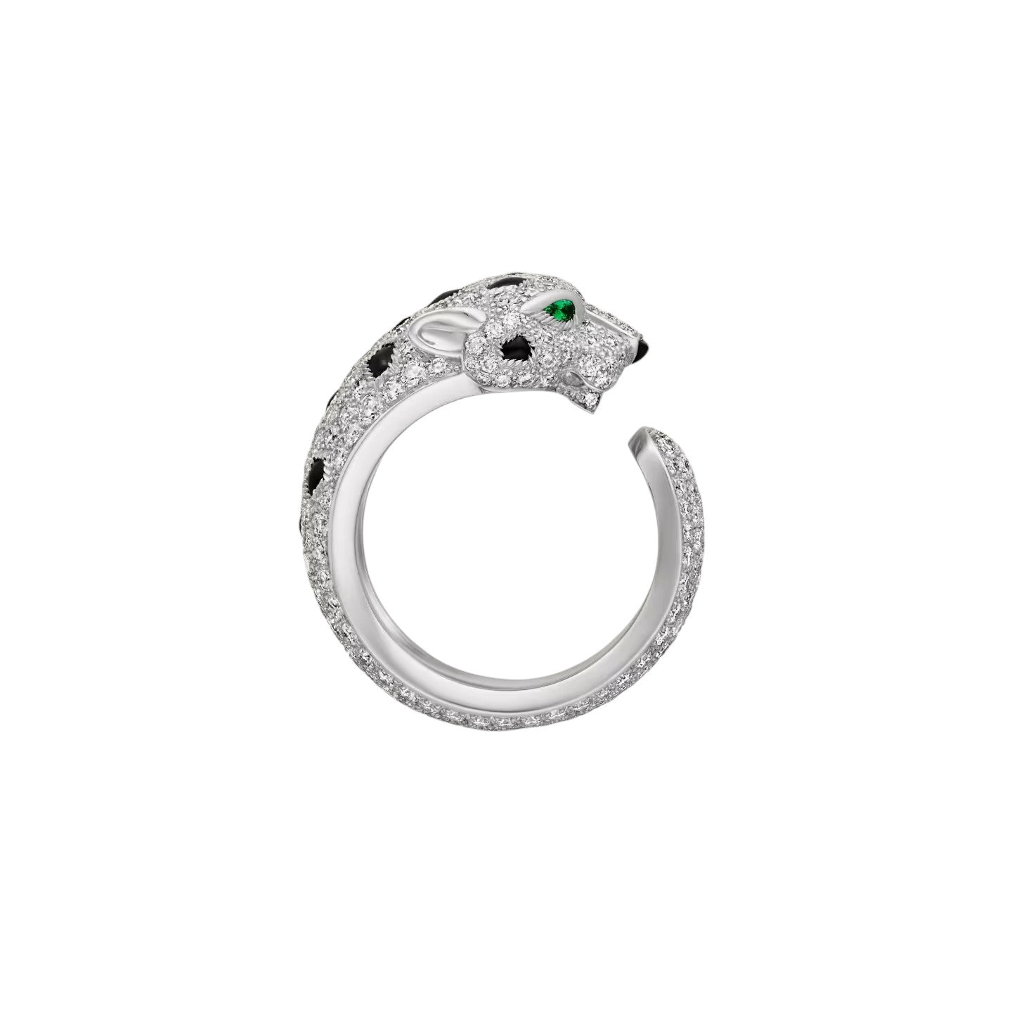 [Favorite]PANTHÈRE DE DIAMOND HALF-PAVÉ MEDIUM RING