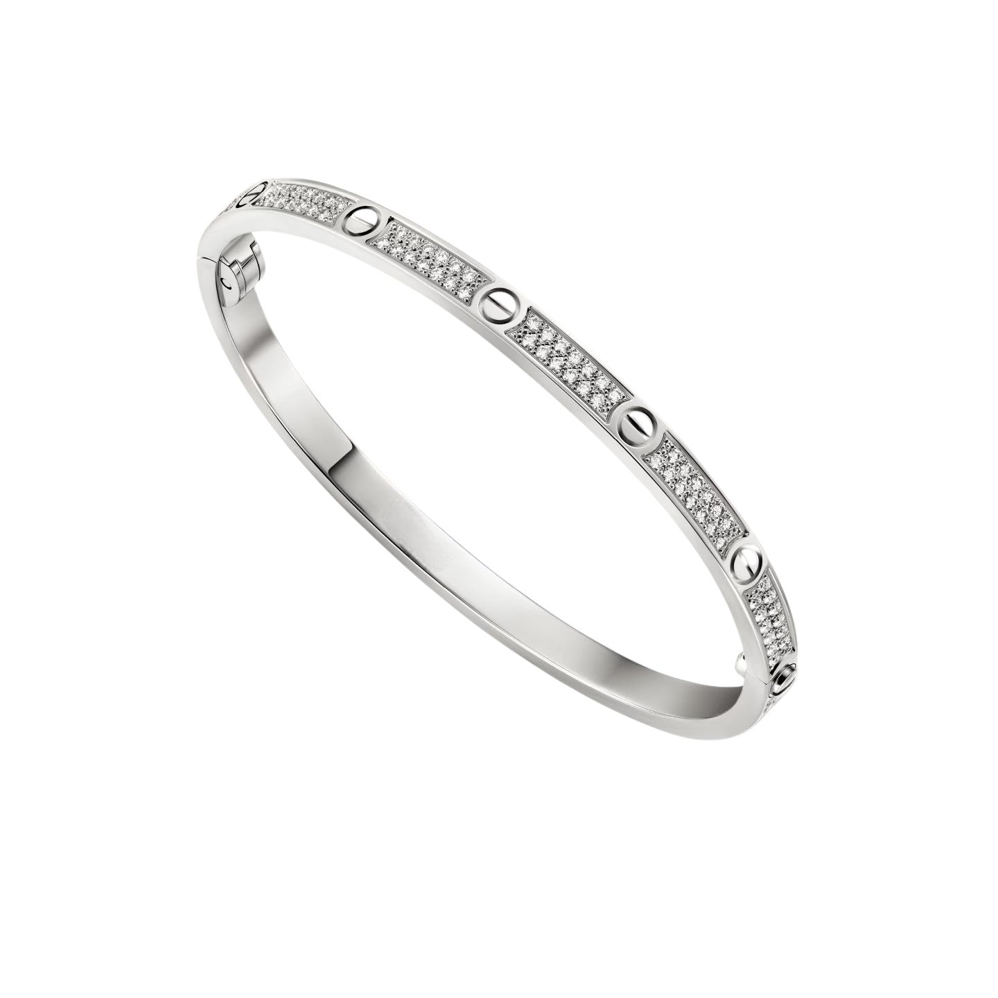 [Favorite]CLASSIC 3.65MM LOVE FULL PAVE BANGLE