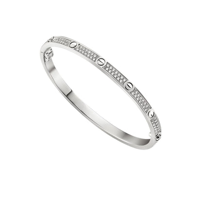 [Favorite]CLASSIC 3.65MM LOVE FULL PAVE BANGLE