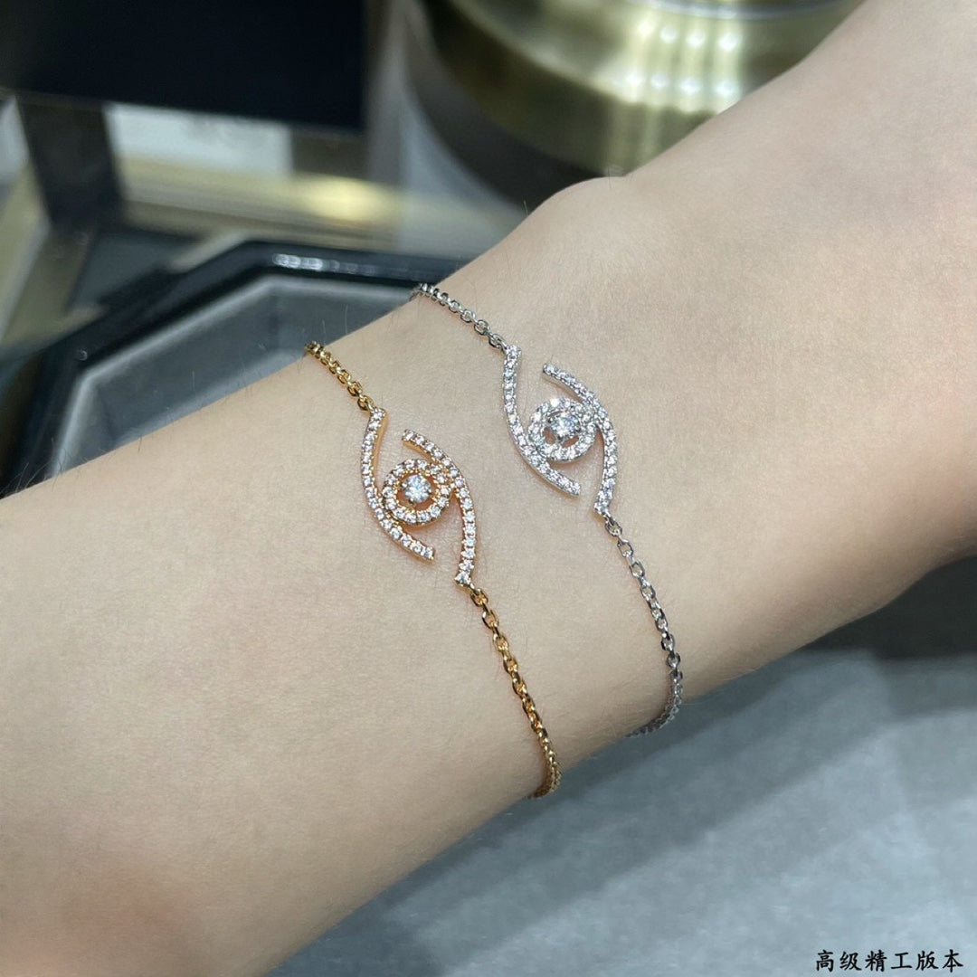 [Favorite]LUCKY EYE PAVÉ-SET DIAMOND BRACELET
