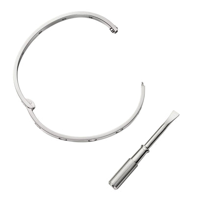 [Favorite]CLASSIC 6.1MM LOVE SINGLE-SCREW CLOSURE BANGLE - 10-DIAMOND