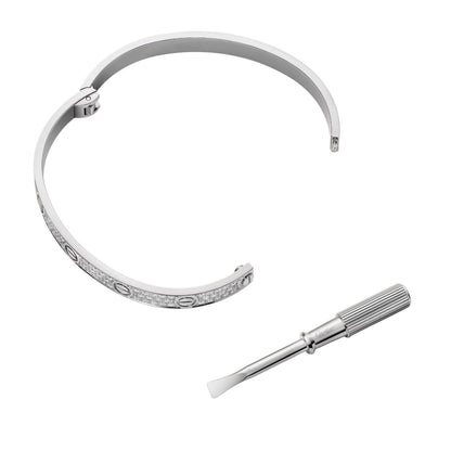 [Favorite]CLASSIC 6.1MM LOVE BANGLE - FULL PAVÉ