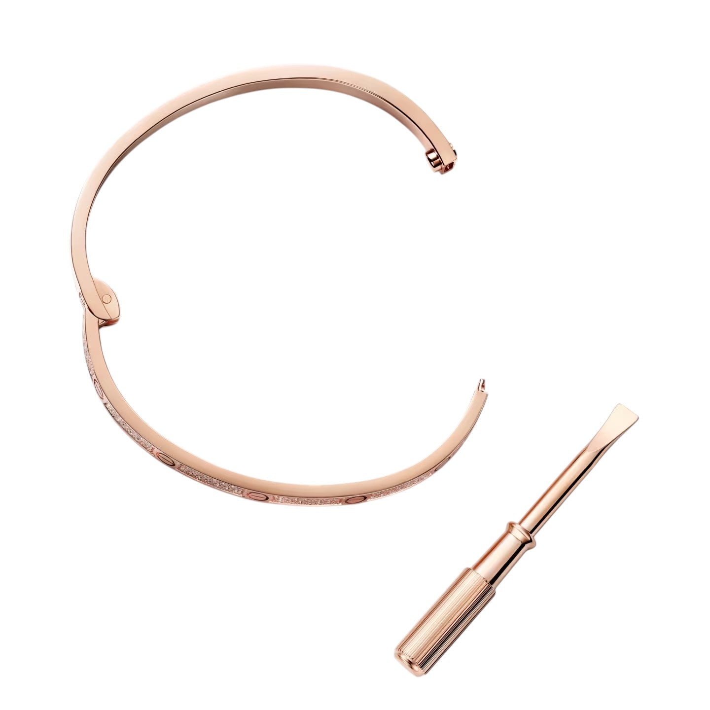 [Favorite]CLASSIC 3.65MM LOVE FULL PAVE BANGLE