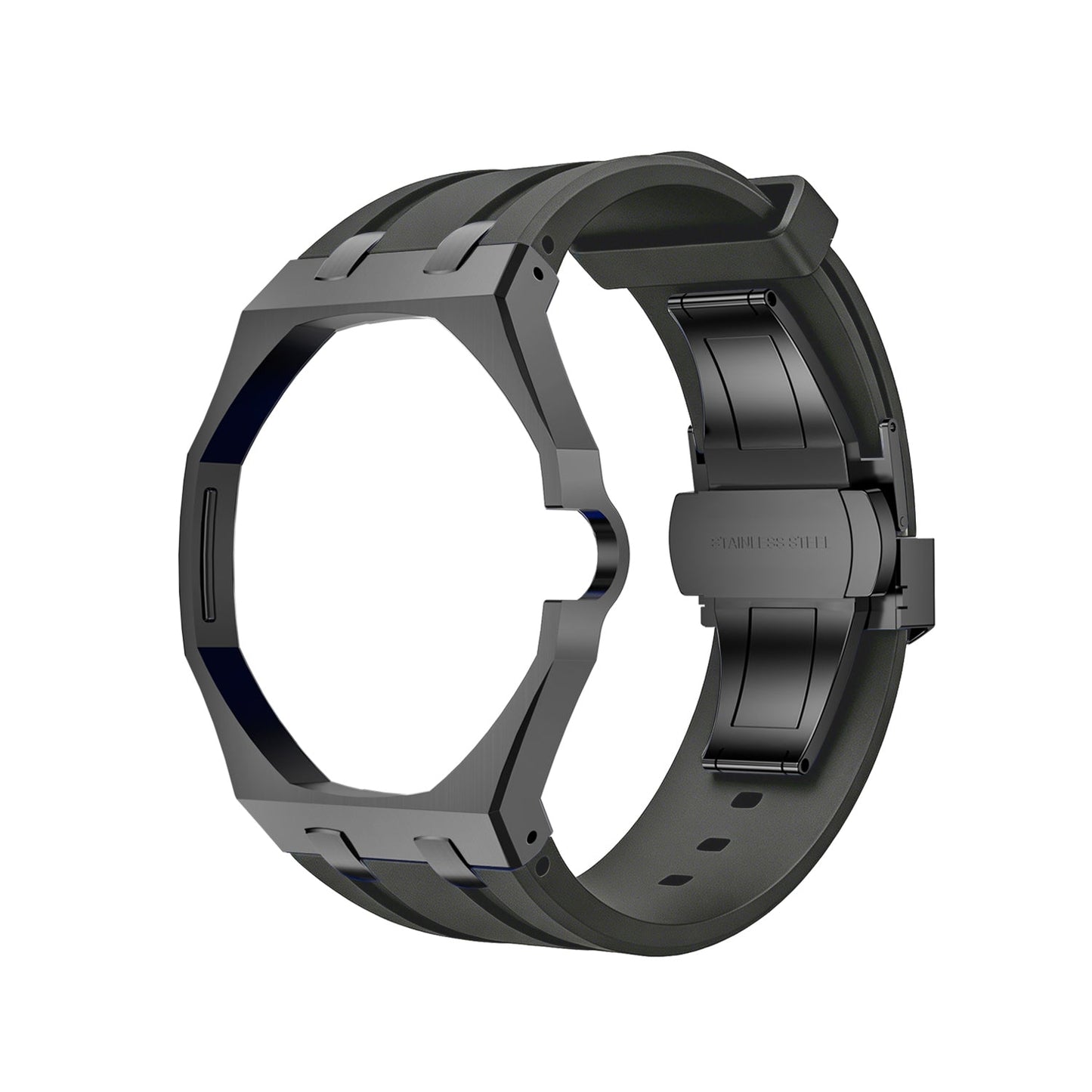 [Favorite]OAK POP BLACK STEEL CASE & SILICONE STRAP