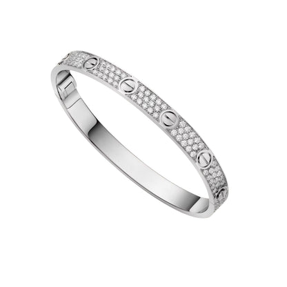 [Favorite]CLASSIC 6.1MM LOVE BANGLE - FULL PAVÉ