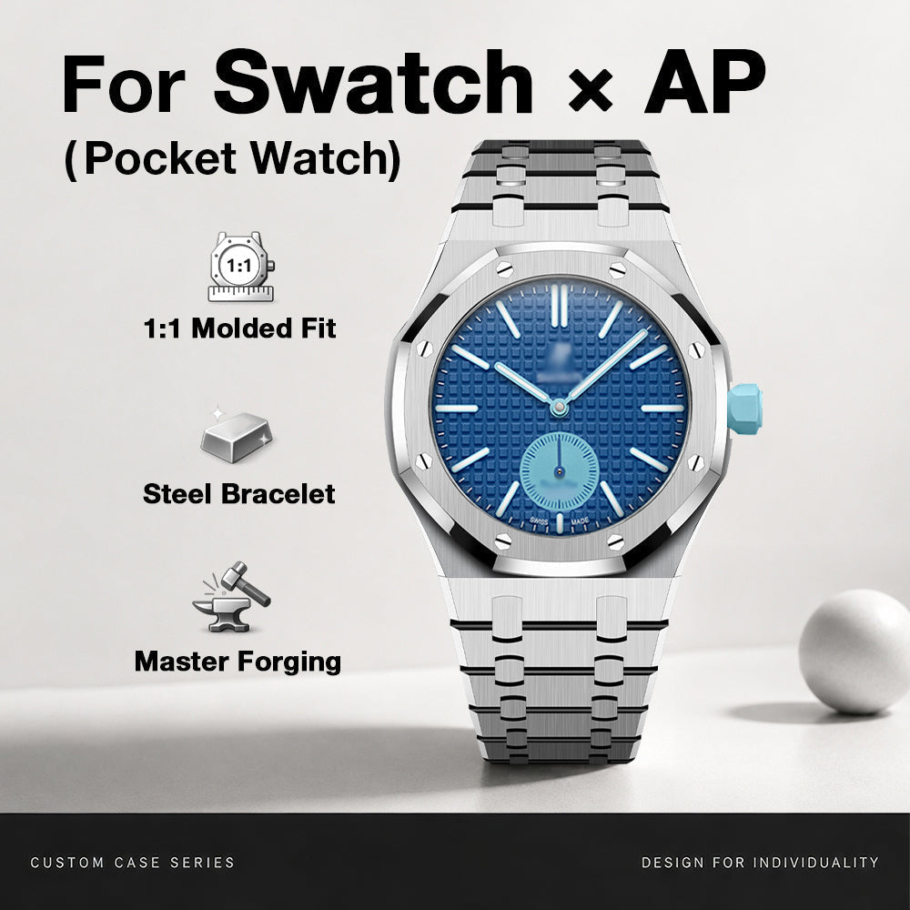 Royal Oak Pop Exklusives Stahlgehäuse & Armband Uhrband mit vollständiger Einfassung