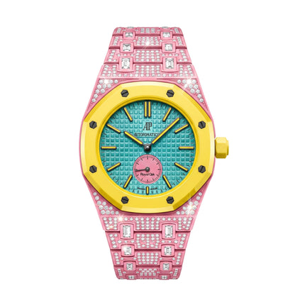 [Favorite]Royal Oak Pop Exclusive Bioceramic Case & Bioceramic Strap Full Diamond