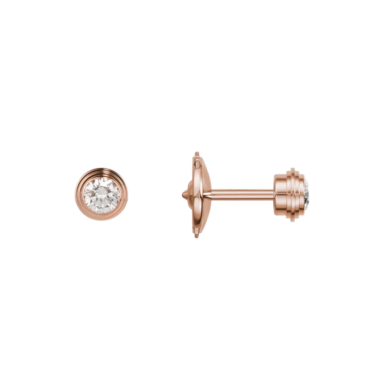 [Favorit]D'AMOUR 5MM DIAMANT-OHRSTECKER