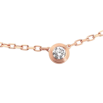 [Favorite]LOVE SCREW PENDANT SINGLE DIAMOND NECKLACE