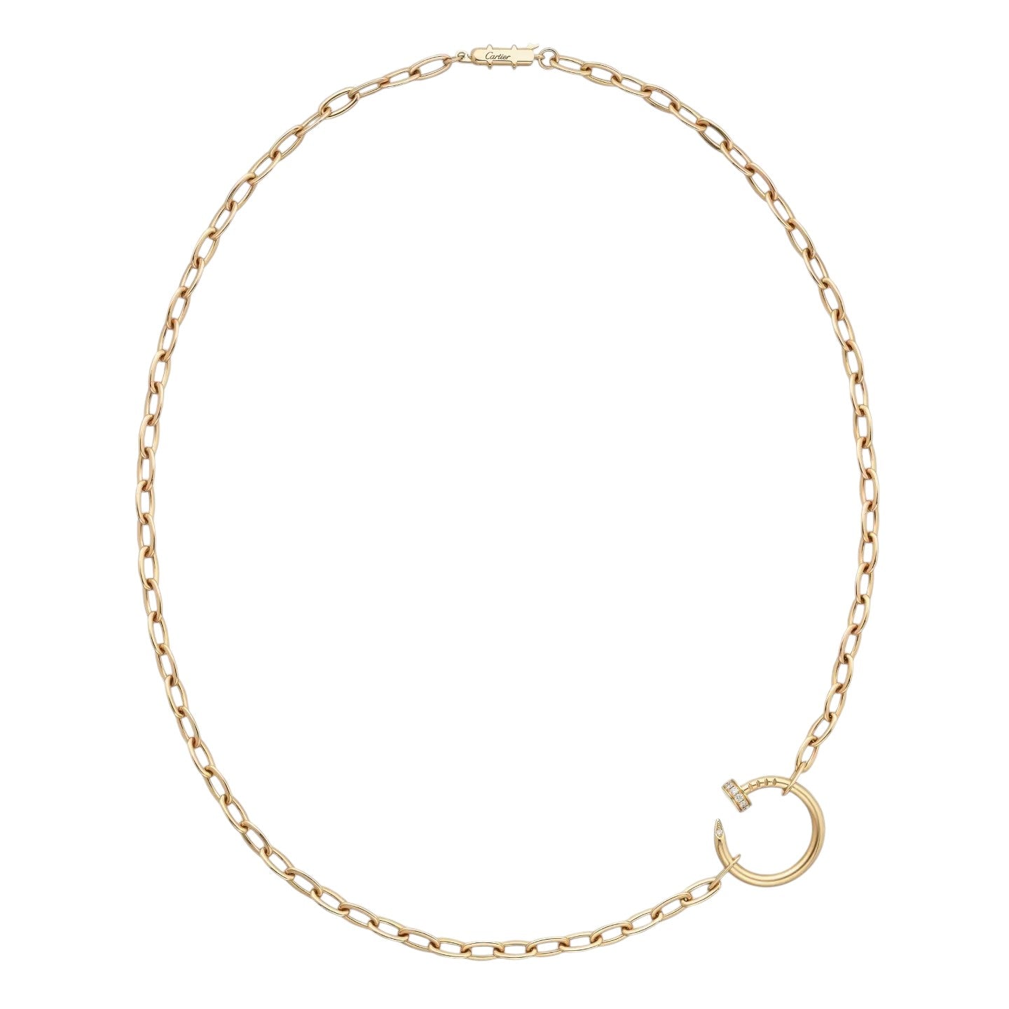 [Favorite]CLOU DIAMOND NAIL PENDANT NECKLACE
