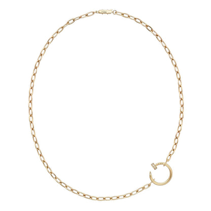 [Favorite]CLOU DIAMOND NAIL PENDANT NECKLACE