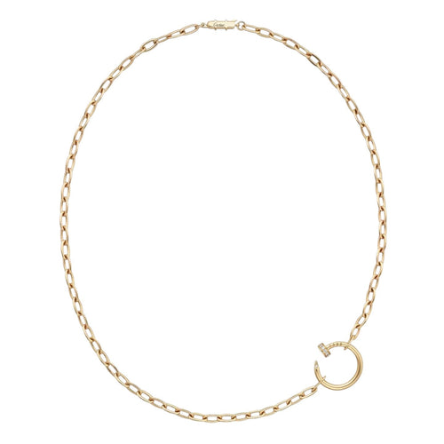 [Favorite]CLOU DIAMOND NAIL PENDANT NECKLACE