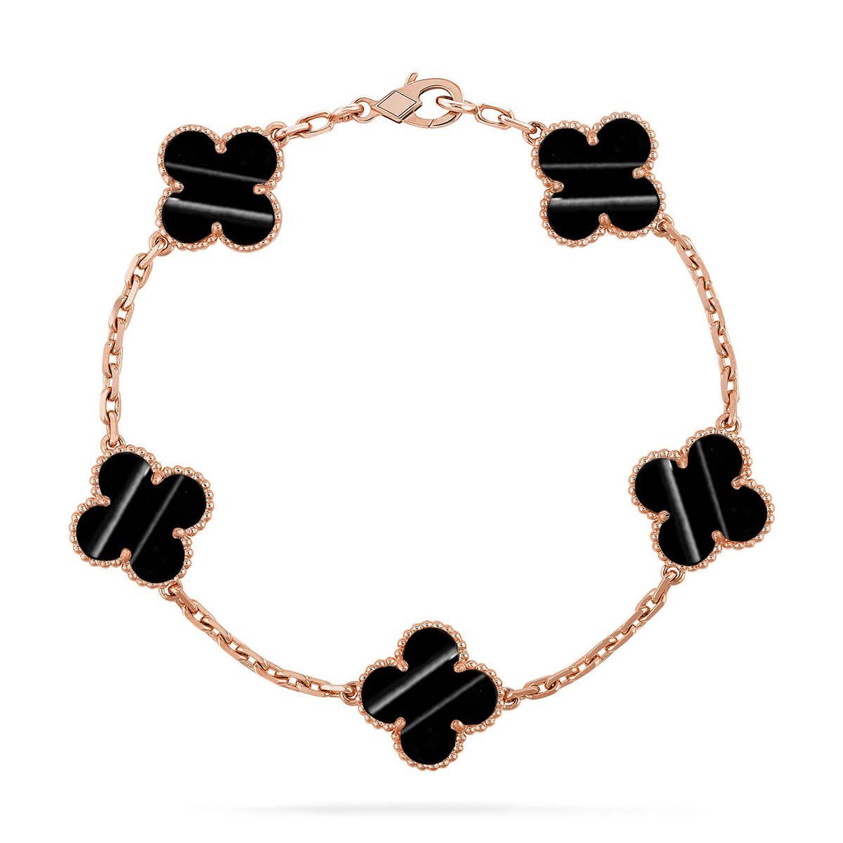 [Favorite]LUCKY CLOVER 5-MOTIF BRACELET - PULSE STONE COLLECTION