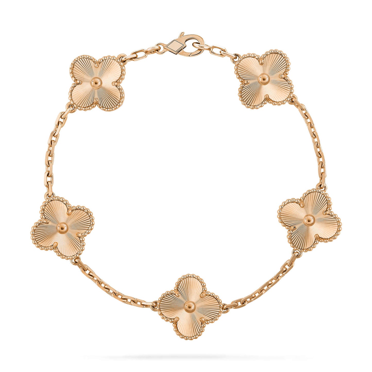 [Favorite]LUCKY CLOVER 5-MOTIF BRACELET - LASER COLLECTION