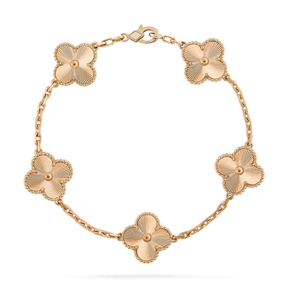 [Favorite]LUCKY CLOVER 5-MOTIF BRACELET - LASER COLLECTION