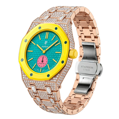 [Favorite]Royal Oak Pop Exclusive Bioceramic Case & Bioceramic Strap Full Diamond