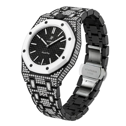 [Favorite]Royal Oak Pop Exclusive Bioceramic Case & Bioceramic Strap Full Diamond