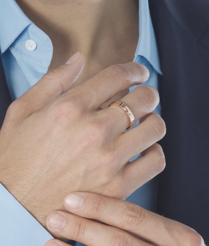 [Favorit]ALLIANCE LIENS EVIDENCE DIAMANT 4MM RING