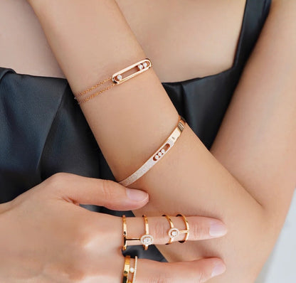 [Favorite]MOVE NOA PAVÉ DIAMOND BANGLE BRACELET