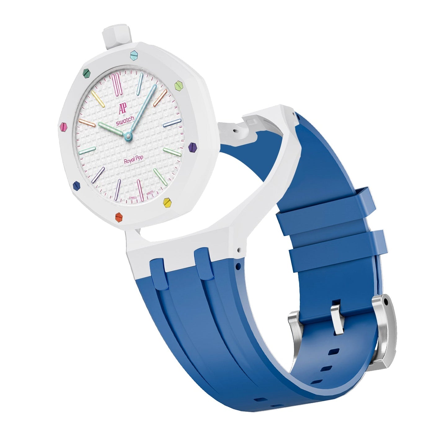 [Favorite]Royal Oak Pop Exclusive Bioceramic Case & Silicone Strap Mix Color