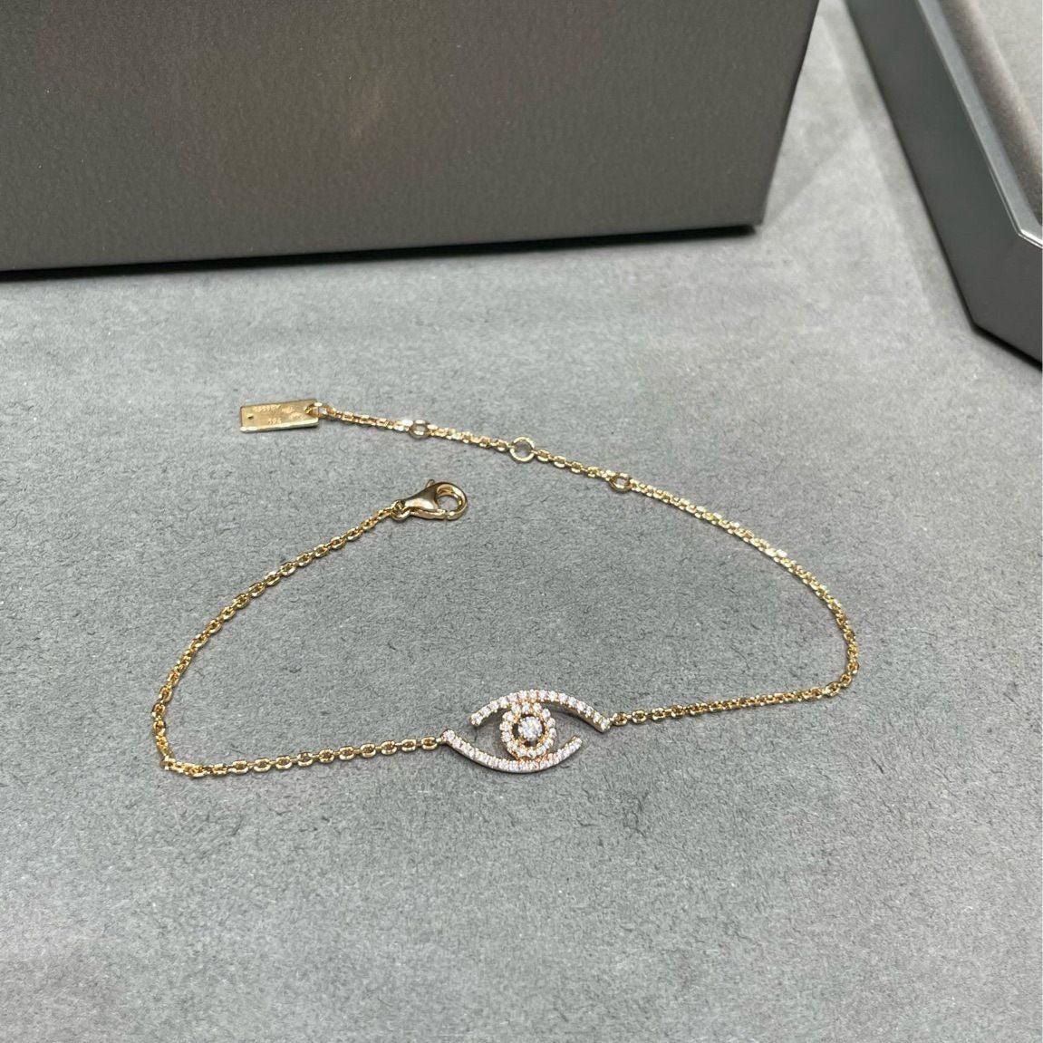 [Favorite]LUCKY EYE PAVÉ-SET DIAMOND BRACELET