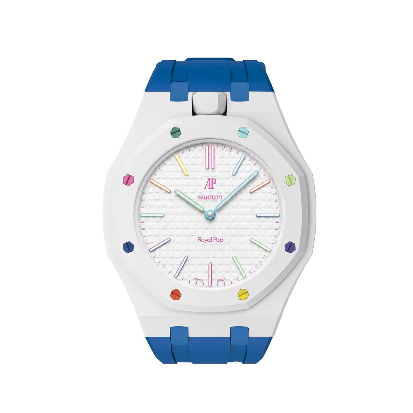 [Favorite]Royal Oak Pop Exclusive Bioceramic Case & Silicone Strap Mix Color