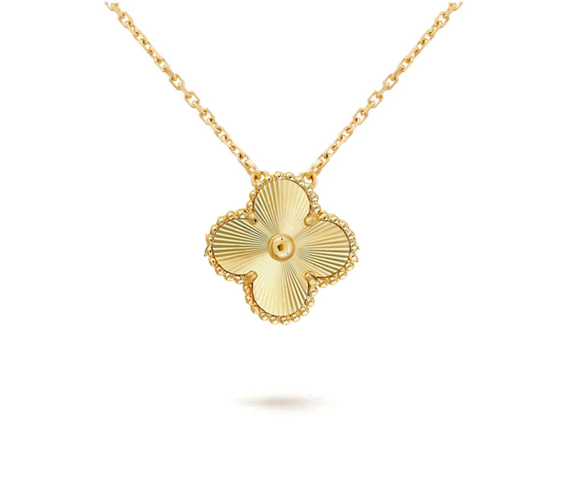 [Favorite]15MM CLOVER FLOWER PENDANT NECKLACE COLLECTION