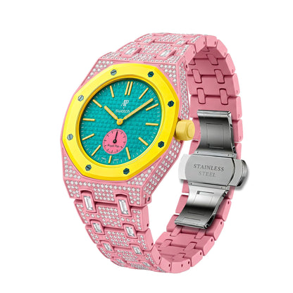 [Favorite]Royal Oak Pop Exclusive Bioceramic Case & Bioceramic Strap Full Diamond