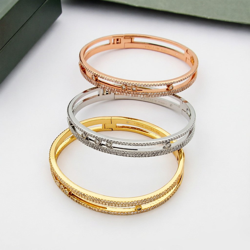 [Lieblingsstück]MOVE ROMANE PAVÉ DIAMANT ARMREIF