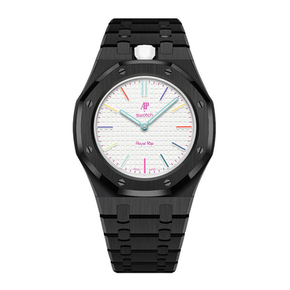 Royal Oak Pop Exklusives Stahlgehäuse & Armband Uhrband mit vollständiger Einfassung