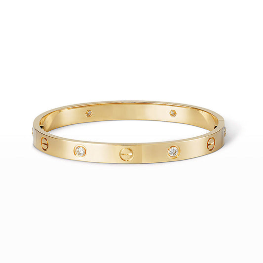 [Favorite]CLASSIC 6.1MM LOVE BANGLE - 4-DIAMOND