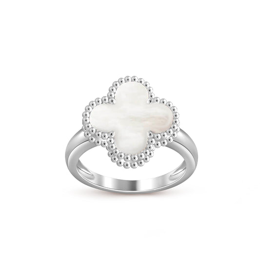 [Favorite]LUCKY CLOVER VINTAGE WHITE GOLD RING COLLECTION