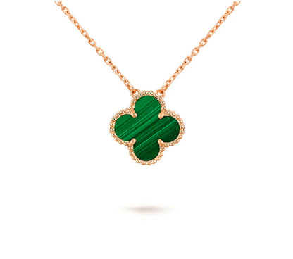 [Favorite]15MM CLOVER FLOWER PENDANT NECKLACE COLLECTION