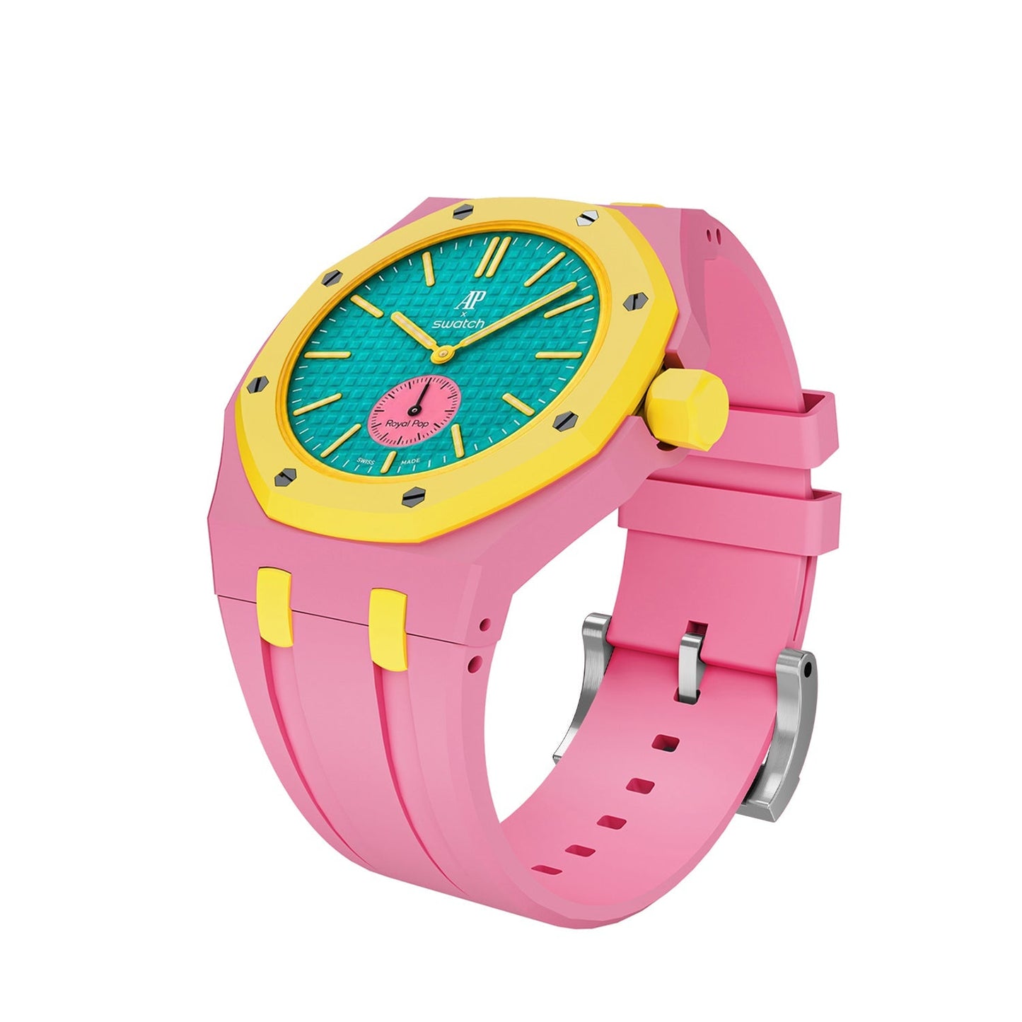 [Favorite]Royal Oak Pop Exclusive Bioceramic Case & Silicone Strap Mix Color