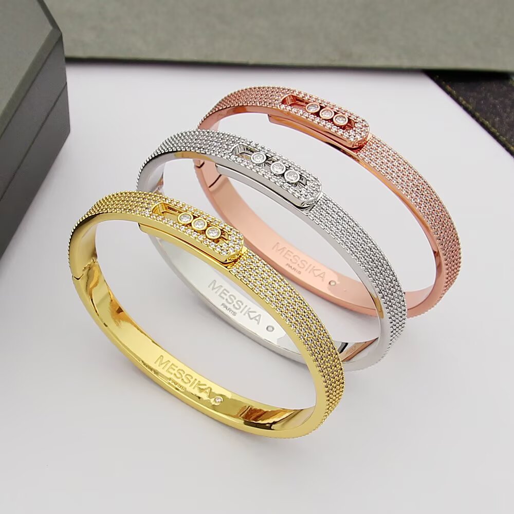 [Favorite]MOVE NOA FULL-PAVÉ DIAMOND BANGLE BRACELET