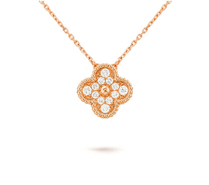[Favorite]15MM CLOVER FLOWER PENDANT NECKLACE COLLECTION