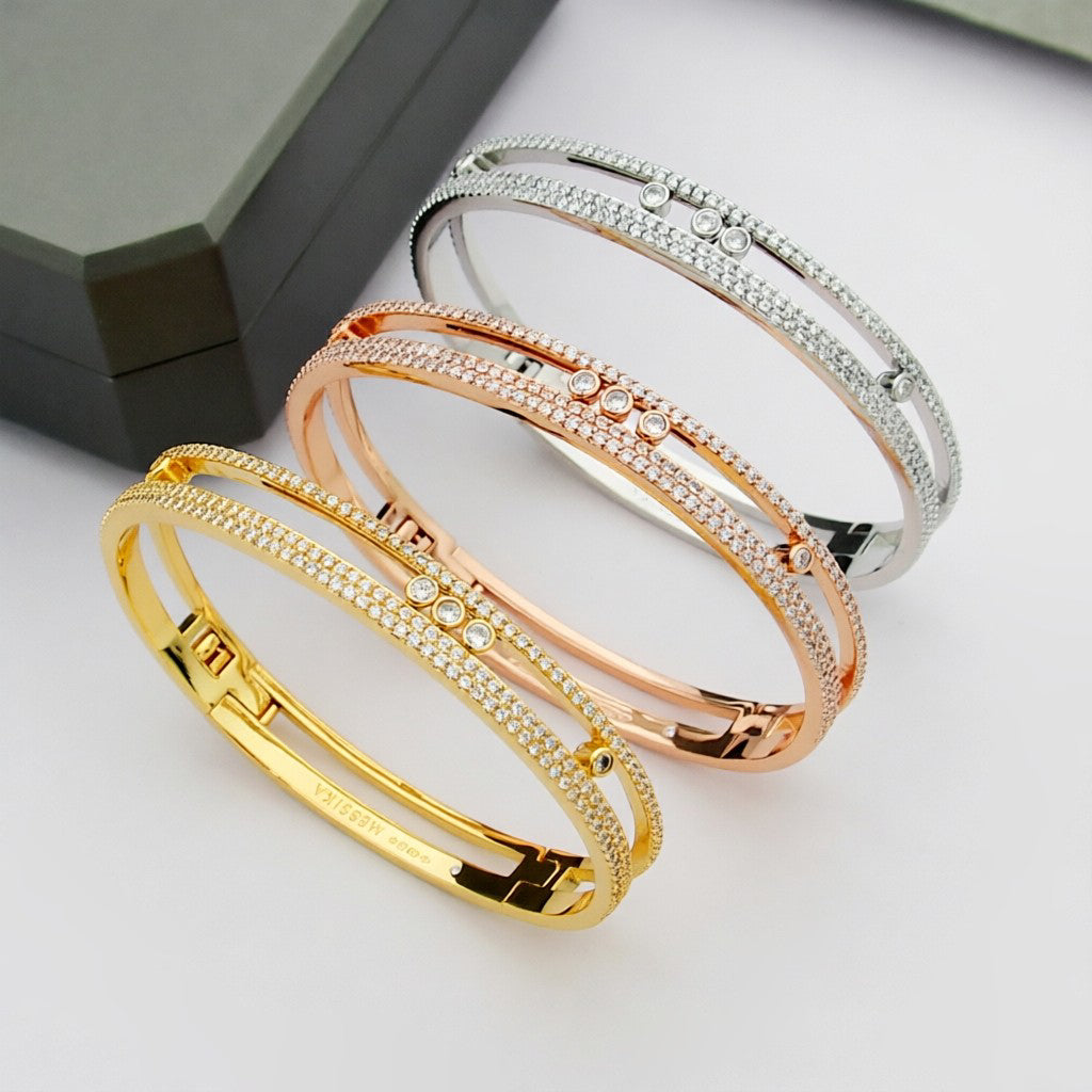 [Lieblingsstück]MOVE ROMANE PAVÉ DIAMANT ARMREIF