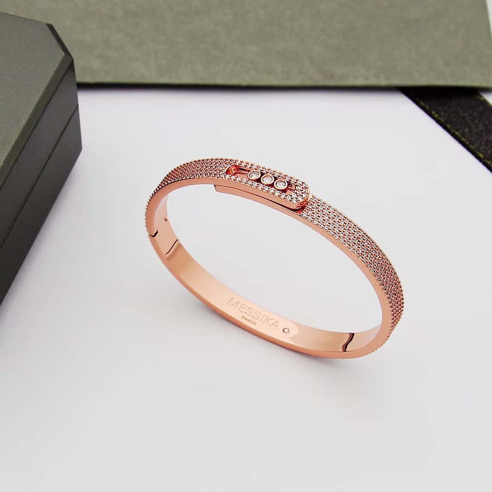 [Favorite]MOVE NOA FULL-PAVÉ DIAMOND BANGLE BRACELET