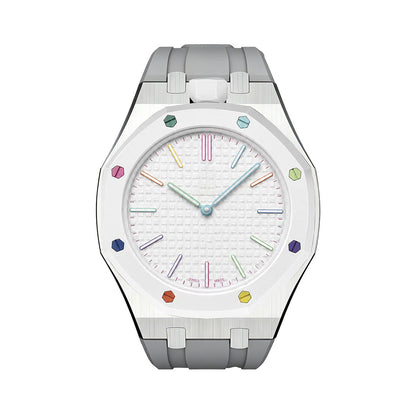 [Favorite]OAK POP GRAY STEEL SILICONE STRAP