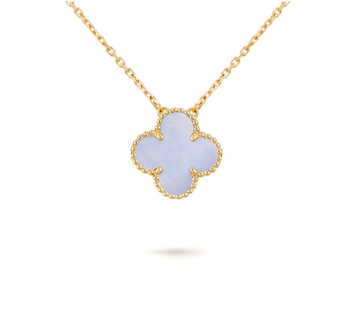 [Favorite]15MM CLOVER FLOWER PENDANT NECKLACE COLLECTION