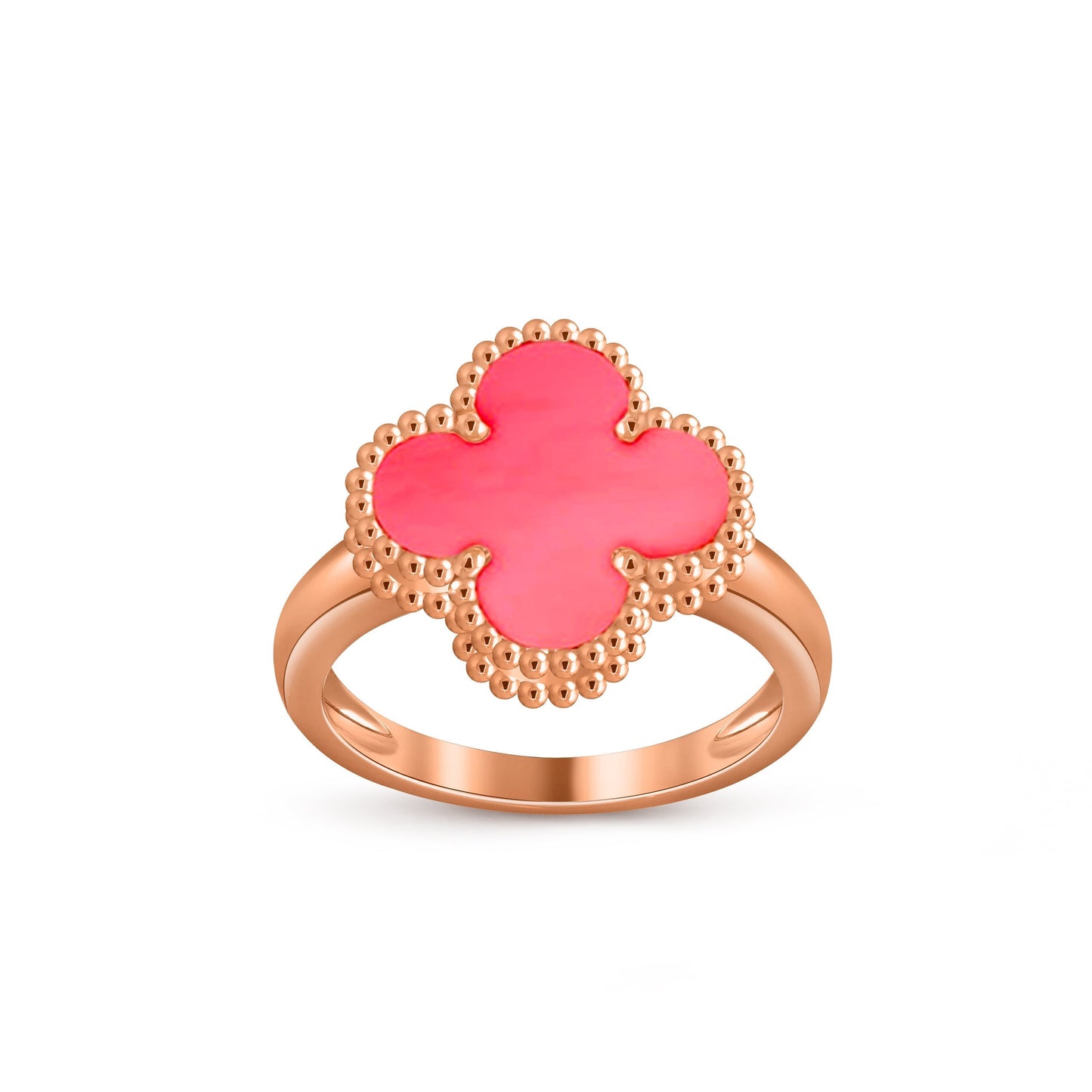 [Favorite]LUCKY CLOVER VINTAGE ROSE GOLD RING COLLECTION