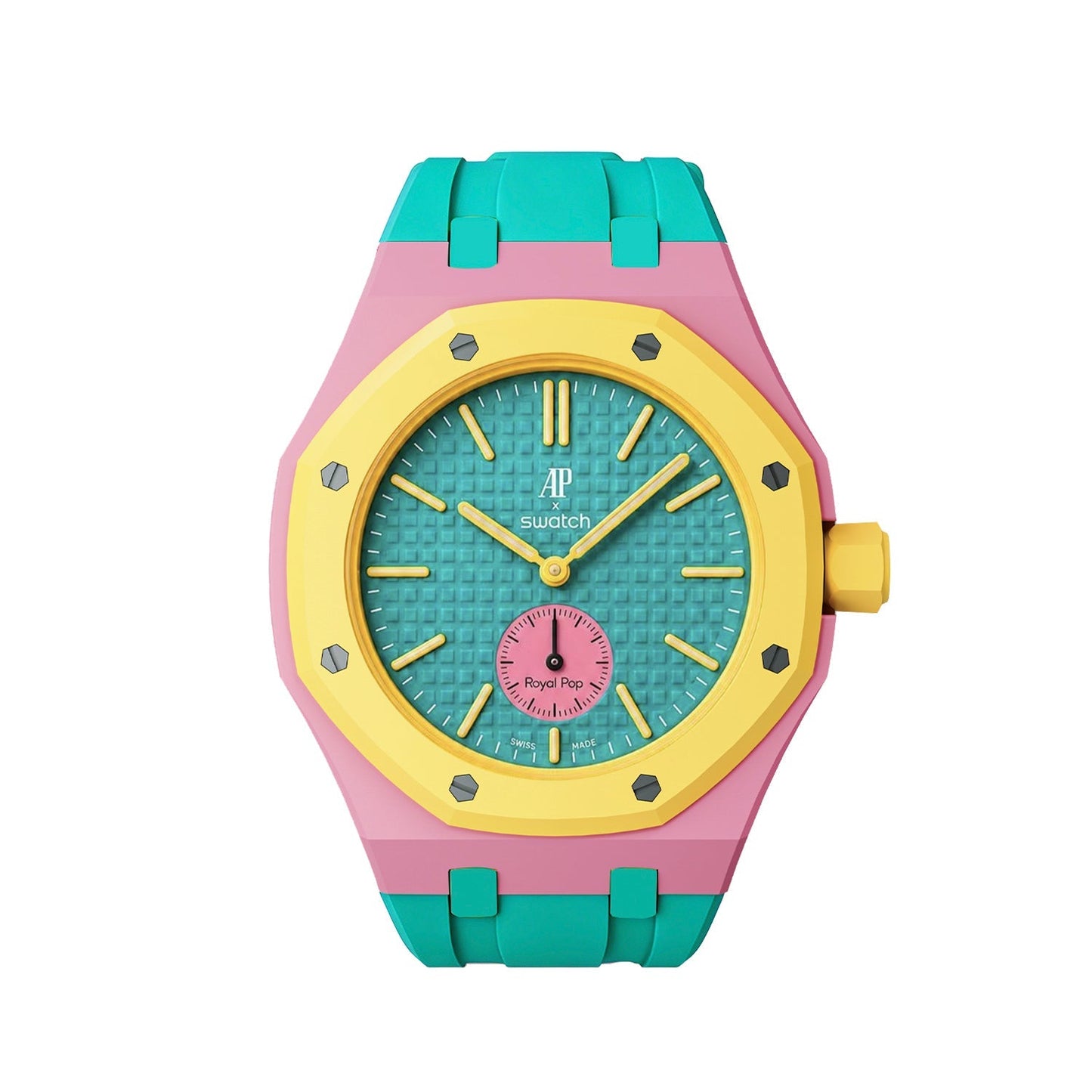 [Favorite]Royal Oak Pop Exclusive Bioceramic Case & Silicone Strap Mix Color