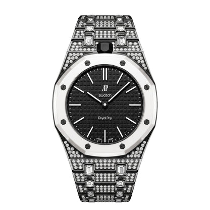 [Favorite]Royal Oak Pop Exclusive Bioceramic Case & Bioceramic Strap Full Diamond