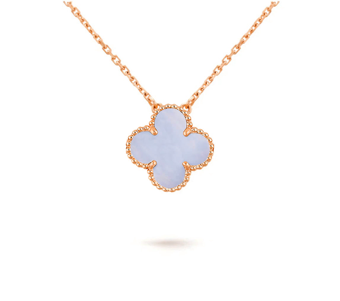 [Favorite]15MM CLOVER FLOWER PENDANT NECKLACE COLLECTION