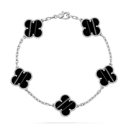 [Favorite]LUCKY CLOVER 5-MOTIF BRACELET - PULSE STONE COLLECTION