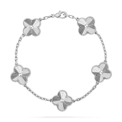 [Favorite]LUCKY CLOVER 5-MOTIF BRACELET - LASER COLLECTION