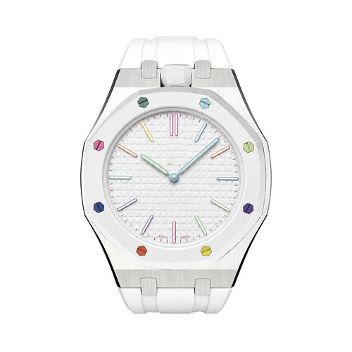 [Favorite]OAK POP WHITE STEEL SILICONE STRAP